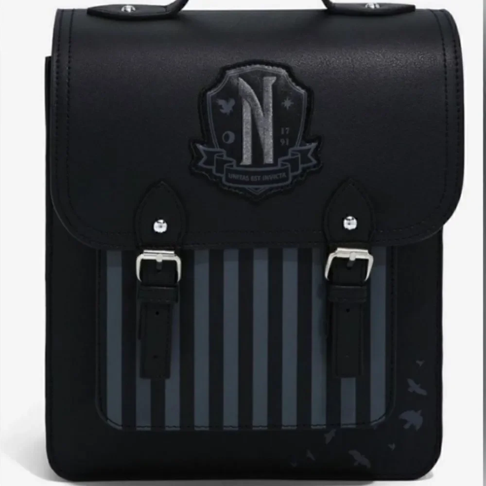 Wednesday Addams Nevermore Academy Mini Backpack Bag Purse